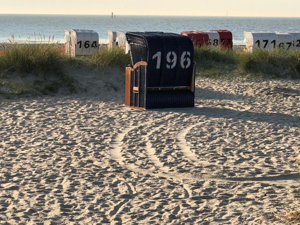 Ferien Im Wangerland Ferienwohnung Leuchtturm Minsen Schillig Hund Pool Sauna Norderaltendeich ภายนอก รูปภาพ