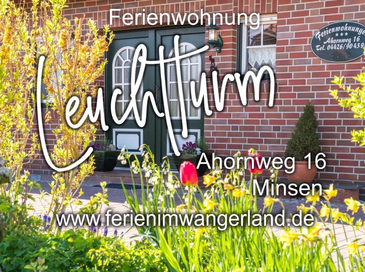 Ferien Im Wangerland Ferienwohnung Leuchtturm Minsen Schillig Hund Pool Sauna Norderaltendeich ภายนอก รูปภาพ