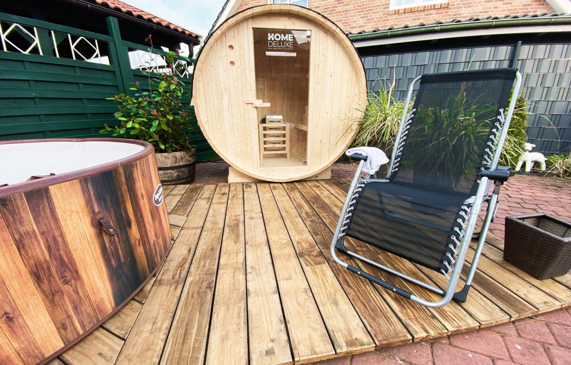 Ferien Im Wangerland Ferienwohnung Leuchtturm Minsen Schillig Hund Pool Sauna Norderaltendeich ภายนอก รูปภาพ